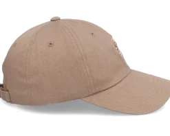 Gut Grenade Burger Tan Brown Dad Cap - Abducted