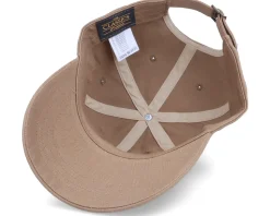 Gut Grenade Burger Tan Brown Dad Cap - Abducted