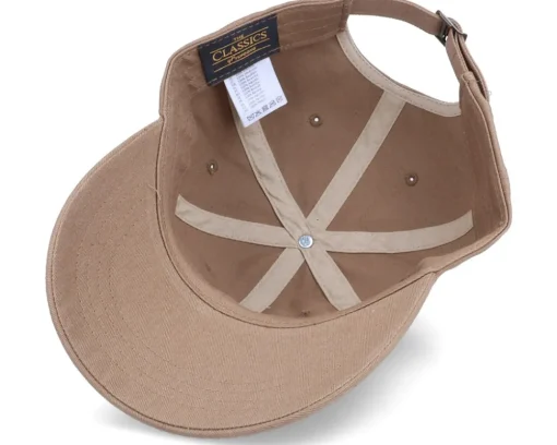 Gut Grenade Burger Tan Brown Dad Cap - Abducted