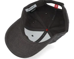 Haakon Hard Low Baseball Cap Dark Grey Melange Adjustable - Upfront