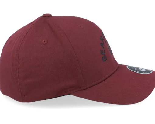 Half Circle Maroon Flexfit - Bearded Man