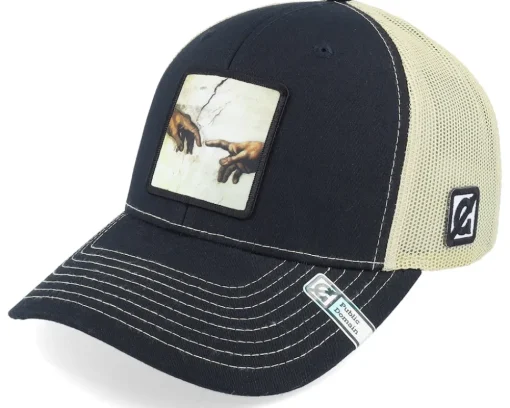 Hands Of God & Adam Vegas Gold Trucker - Public Domain