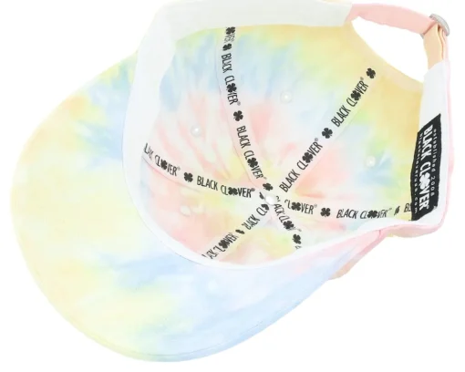 Happiness Tie Dye/Whiteclover Dad Cap - Black Clover