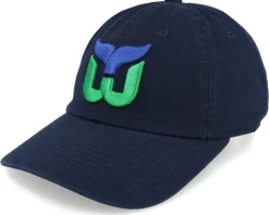 Hartford Whalers Blue Line Navy Dad Cap - American Needle