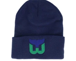 Hartford Whalers Knit NHL Navy Cuff - American Needle