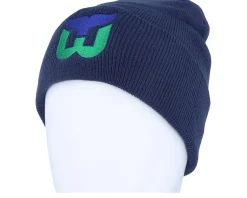 Hartford Whalers Knit NHL Navy Cuff - American Needle