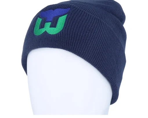 Hartford Whalers Knit NHL Navy Cuff - American Needle