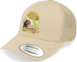 Hatsie The Red Panda Logo Khaki Trucker - Wild Spirit