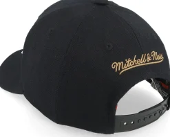 Hatstore Exclusive x Anaheim Ducks TKO Leather Logo NHL Bronze/Black Adjustable - Mitchell & Ness