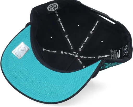 Hatstore Exclusive x Anaheim Ducks Nhl-crosstown Script 47 Hitch Black A-frame Adjustable - 47 Brand