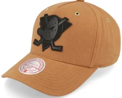 Hatstore Exclusive x Anaheim Ducks Trek NHL Brown Adjustable - Mitchell & Ness