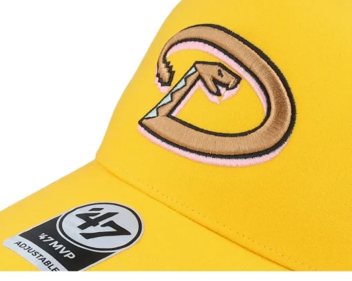 Hatstore Exclusive x Arizona Diamondbacks Yellow Gold A-Frame Adjustable - 47 Brand