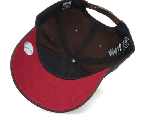 Hatstore Exclusive x Atlanta Braves World Series Sure Shot Mvp Dt Brown A-Frame Adjustable - 47 Brand