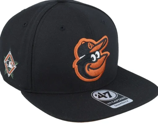 Hatstore Exclusive x Baltimore Orioles Black Snapback - 47 Brand