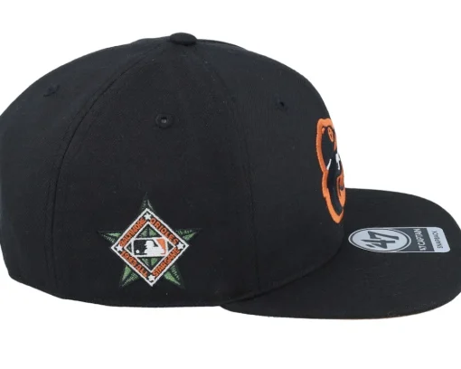 Hatstore Exclusive x Baltimore Orioles Black Snapback - 47 Brand