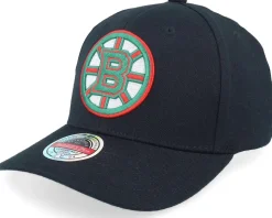 Hatstore Exclusive x Boston Bruins Winter Classic Red Black Adjustable - Mitchell & Ness
