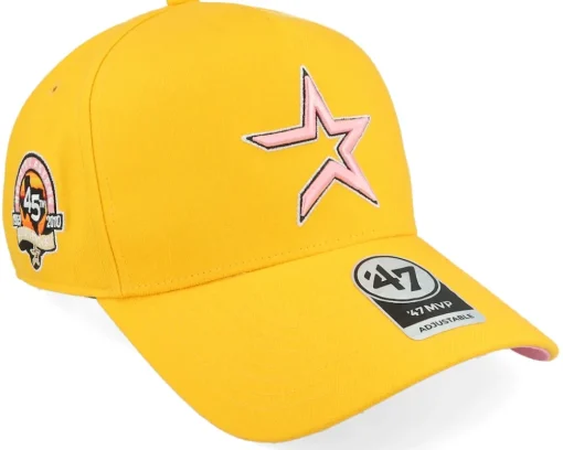 Hatstore Exclusive x Boston Red Sox World Yellow Gold A-Frame Adjustable - 47 Brand