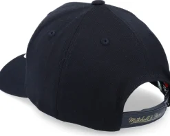 Hatstore Exclusive x Boston Celtics Luxe Black Adjustable - Mitchell & Ness