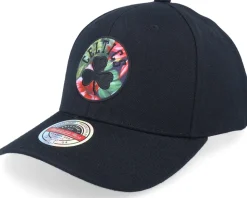 Hatstore Exclusive x Boston Celtics Tropical Floral Black Adjustable - Mitchell & Ness