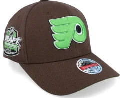 Hatstore Exclusive x Brown Brown/Green Adjustable - Mitchell & Ness