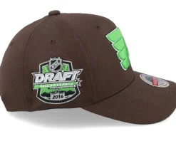 Hatstore Exclusive x Brown Brown/Green Adjustable - Mitchell & Ness