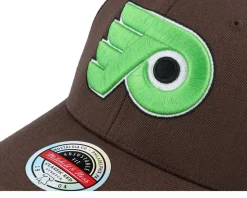 Hatstore Exclusive x Brown Brown/Green Adjustable - Mitchell & Ness