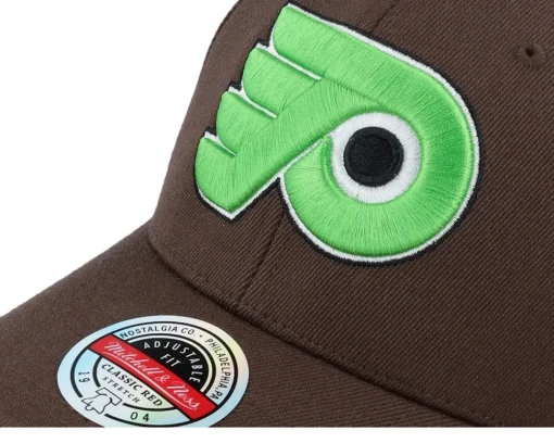 Hatstore Exclusive x Brown Brown/Green Adjustable - Mitchell & Ness