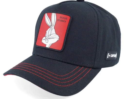 Hatstore Exclusive x Bugs Bunny Black/Chili Adjustable - Capslab