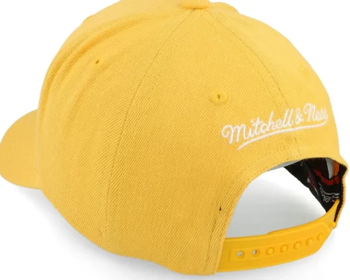 Hatstore Exclusive x Chicago Bulls Pink Lemon Yellow/Pink Adjustable - Mitchell & Ness