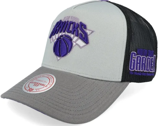 Hatstore Exclusive x Chicago Bulls Iron/Black Grey Trucker - Mitchell & Ness