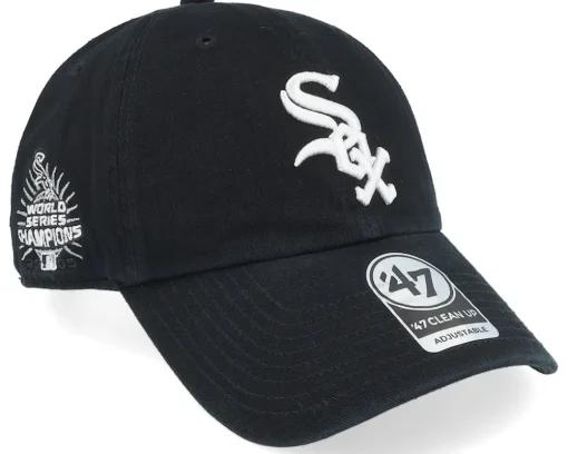 Hatstore Exclusive x Chicago White Sox Champions 2005 Black Dad Cap - 47 Brand