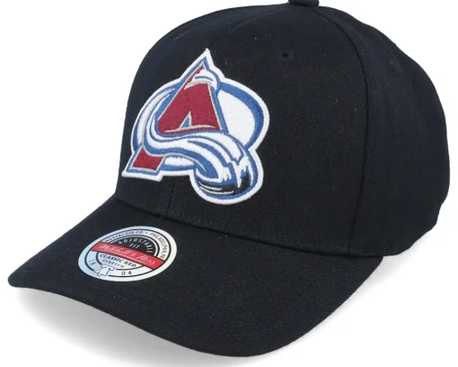 Hatstore Exclusive x Colorado Avalanche Pepsi Center Black Adjustable - Mitchell & Ness