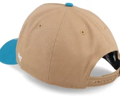Hatstore Exclusive x Colorado Rockies Sure Shot Mvp Dt Camel/Blue A-frame Adjustable - 47 Brand