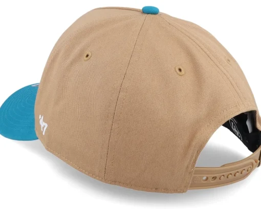 Hatstore Exclusive x Colorado Rockies Sure Shot Mvp Dt Camel/Blue A-frame Adjustable - 47 Brand
