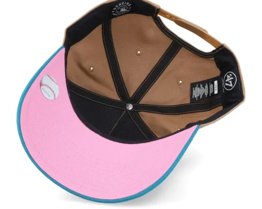 Hatstore Exclusive x Colorado Rockies Sure Shot Mvp Dt Camel/Blue A-frame Adjustable - 47 Brand