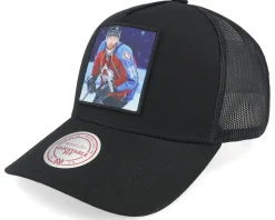 Hatstore Exclusive x Colorado Avalanche Legendary Black A-Frame Trucker - Mitchell & Ness