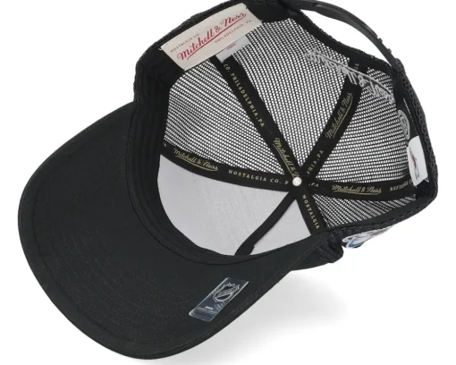 Hatstore Exclusive x Colorado Avalanche Legendary Black A-Frame Trucker - Mitchell & Ness