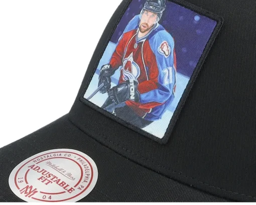 Hatstore Exclusive x Colorado Avalanche Legendary Black A-Frame Trucker - Mitchell & Ness