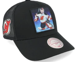 Hatstore Exclusive x Colorado Avalanche Legendary Black A-Frame Trucker - Mitchell & Ness