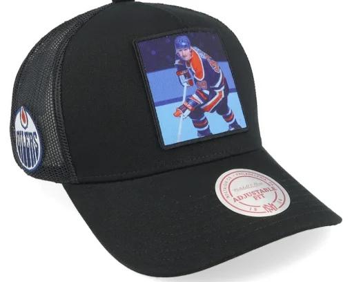 Hatstore Exclusive x Colorado Avalanche Legendary Black A-Frame Trucker - Mitchell & Ness