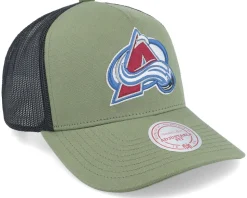 Hatstore Exclusive x Colorado Avalanche Finals Olive Trucker - Mitchell & Ness