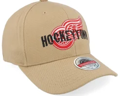 Hatstore Exclusive x Detroit Red Wings Hockeytown Rust Adjustable - Mitchell & Ness