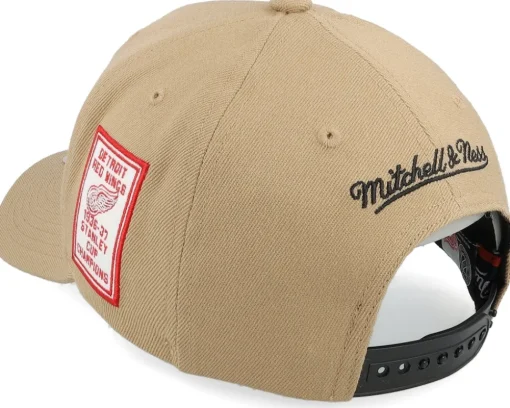 Hatstore Exclusive x Detroit Red Wings Hockeytown Rust Adjustable - Mitchell & Ness