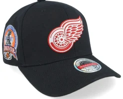 Hatstore Exclusive x Detroit Red Wings 2002 Stanley Cup Black Adjustable - Mitchell & Ness