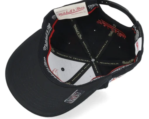 Hatstore Exclusive x Detroit Red Wings 2002 Stanley Cup Black Adjustable - Mitchell & Ness