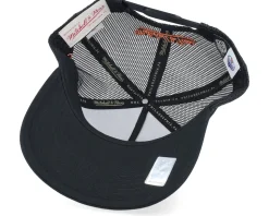 Hatstore Exclusive x Edmonton Oilers Connor McDavid Black A-Frame Trucker - Mitchell & Ness