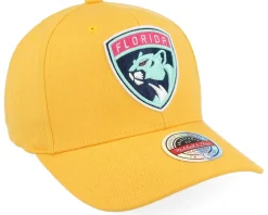 Hatstore Exclusive x Florida Panthers Plutonium Yellow/Pink Adjustable - Mitchell & Ness