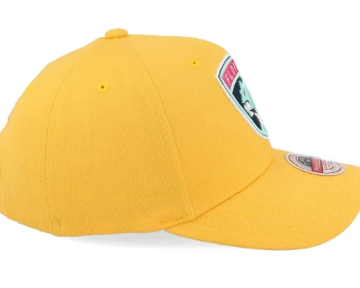 Hatstore Exclusive x Florida Panthers Plutonium Yellow/Pink Adjustable - Mitchell & Ness