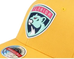 Hatstore Exclusive x Florida Panthers Plutonium Yellow/Pink Adjustable - Mitchell & Ness