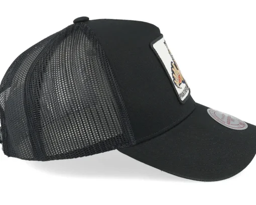 Hatstore Exclusive x Florida Panthers In Your Face Black Trucker - Mitchell & Ness